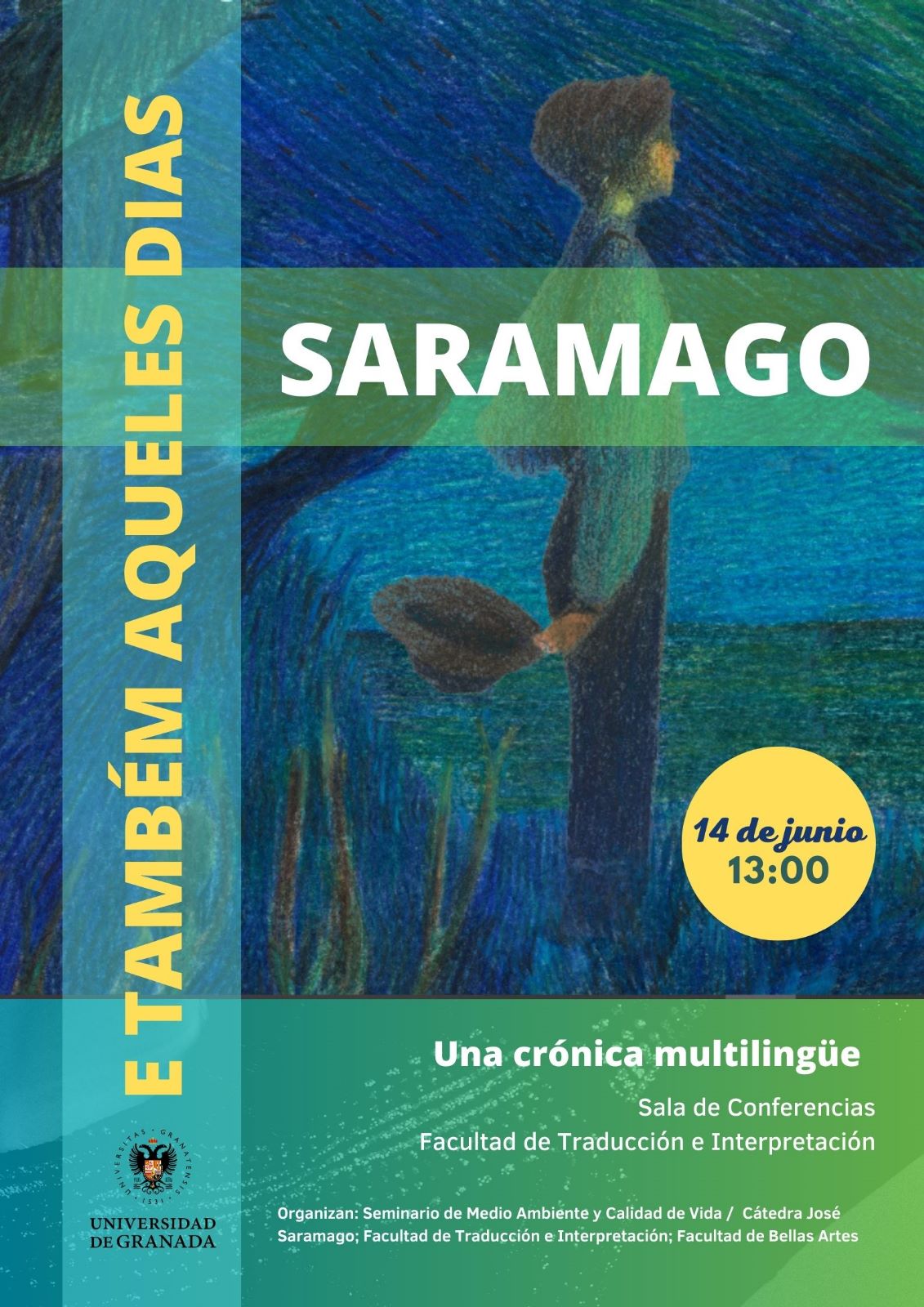 Cartel presentación Libro Saramago