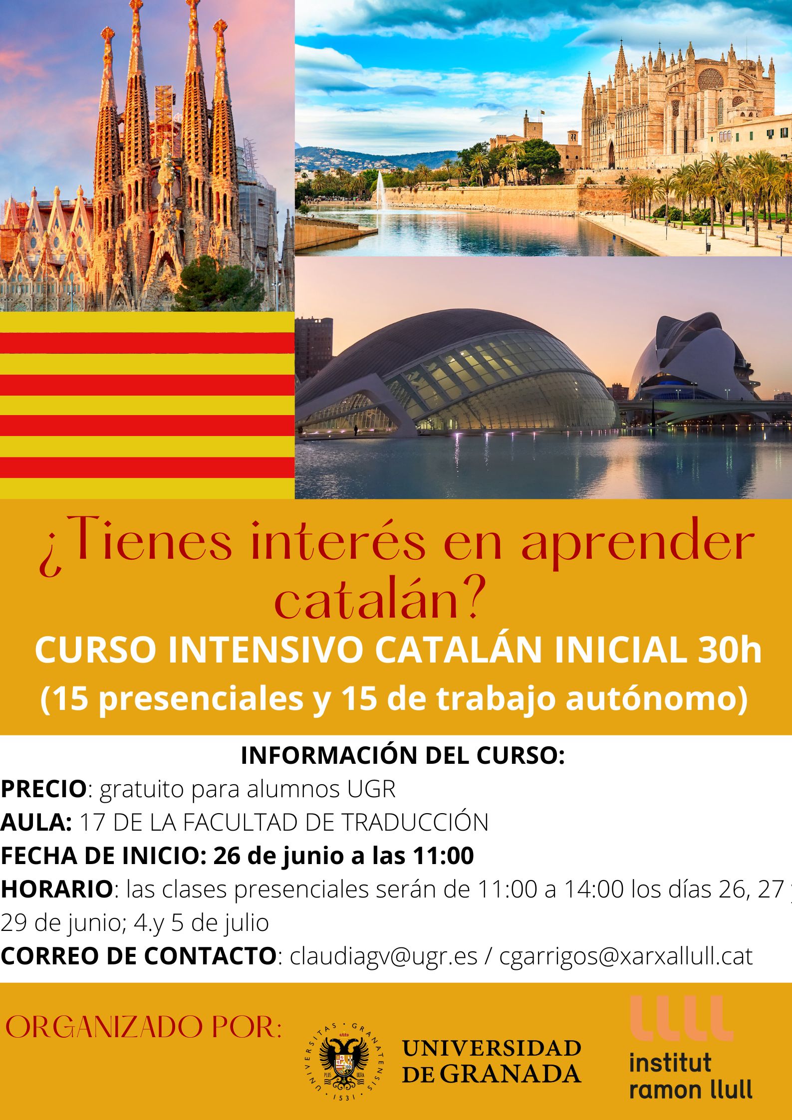 cartel curso catalán