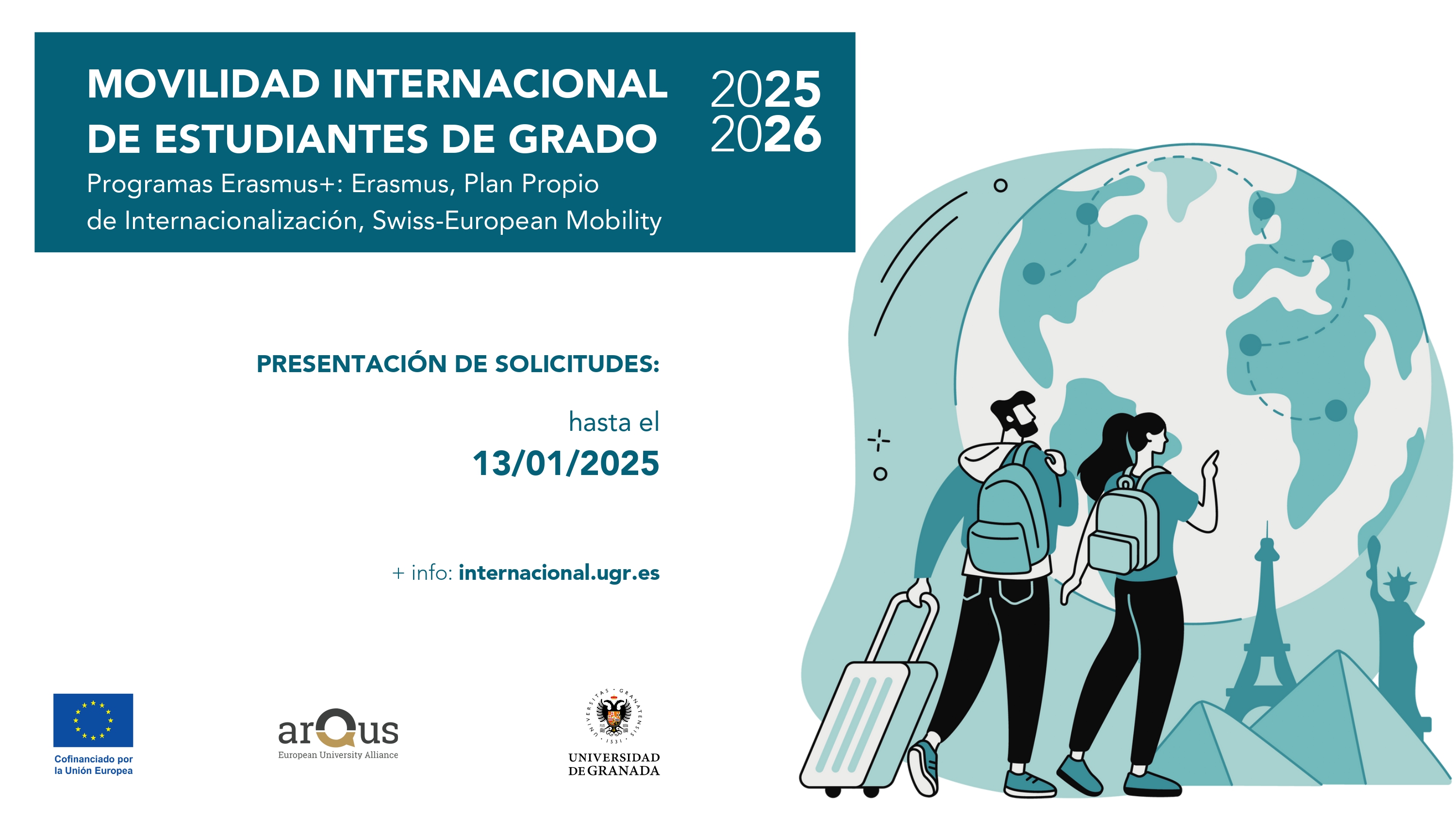 cartel Convocatoria de ayudas de movilidad internacional de estudiantes