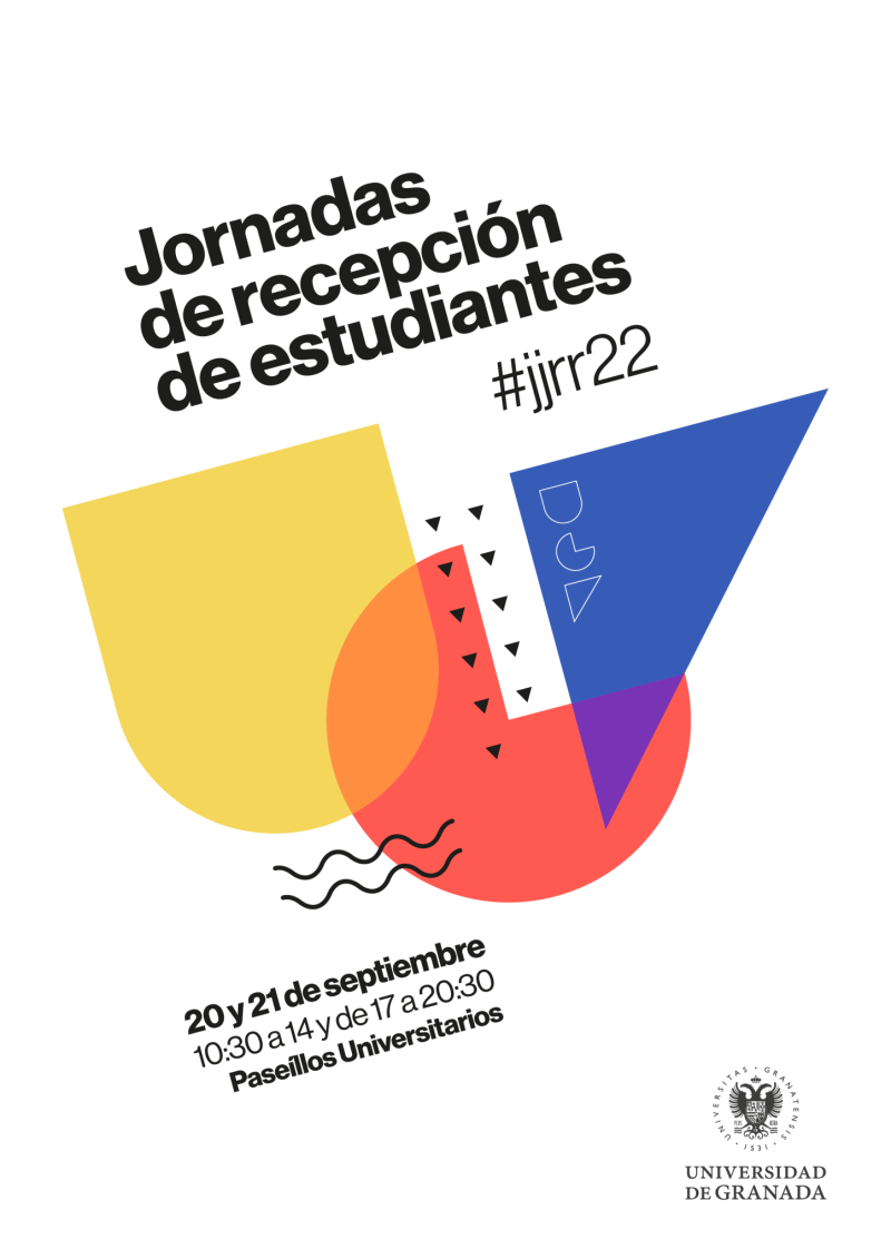 Cartel de las jornadas de recepción de estudiantes