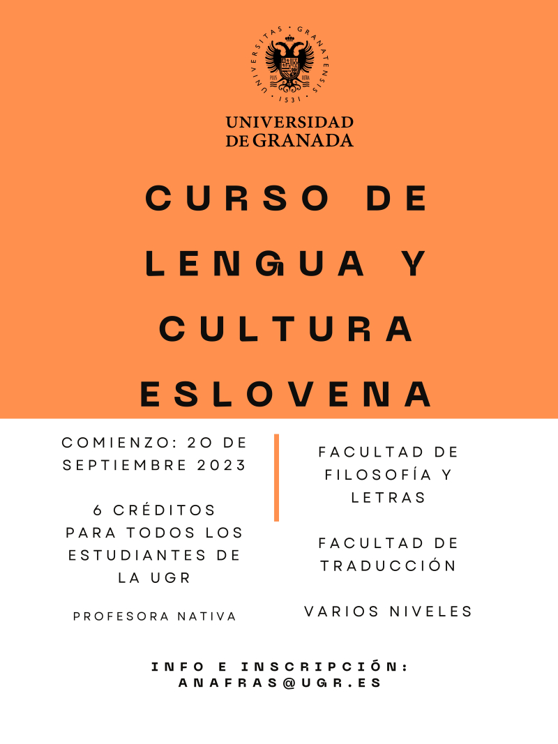 Cartel curso Esloveno Cartel curso Esloveno