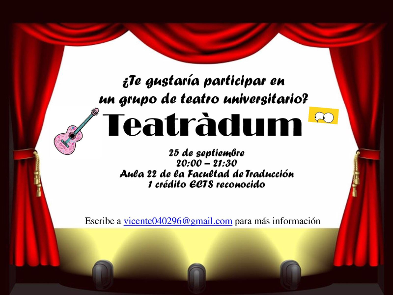 Cartel Teatradum 2024/2025 Cartel Teatradum 2024/2025