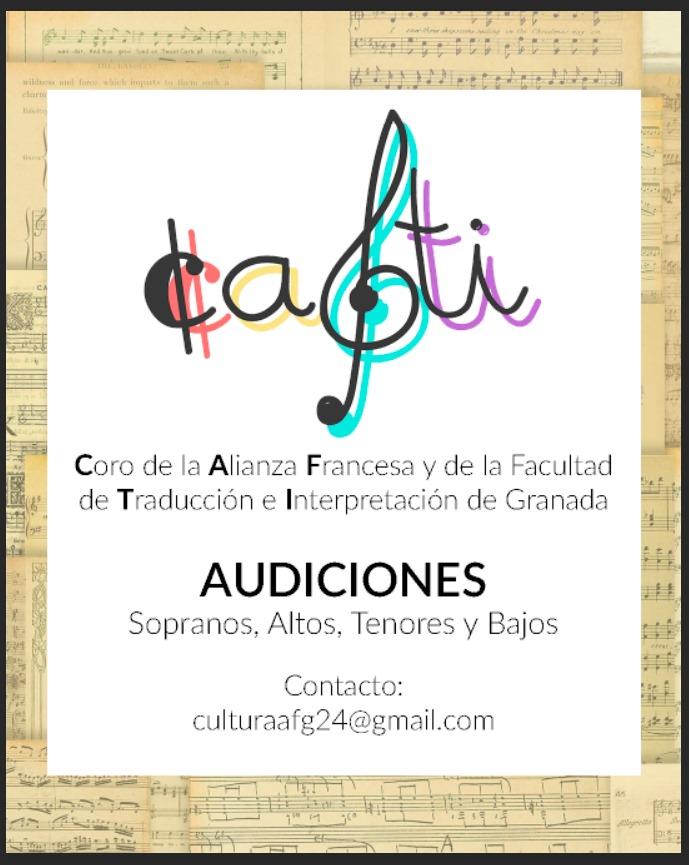 cartel audiciones CAFTI 2024-2025 cartel audiciones CAFTI 2024-2025